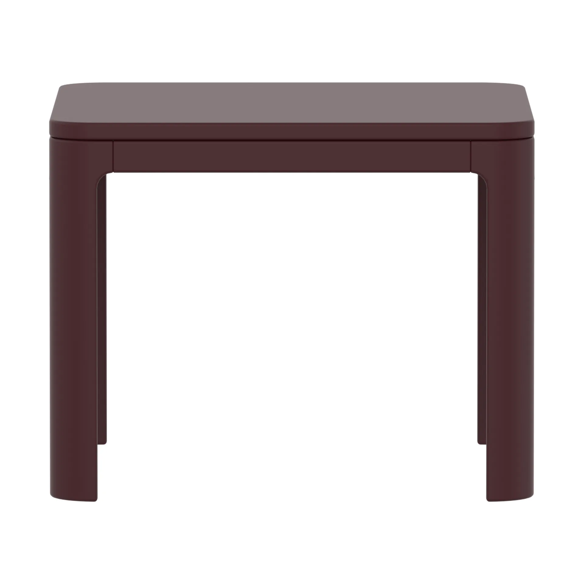 Nova Tisch 47x60x60 cm, Pomegranate Plywood FLEXA