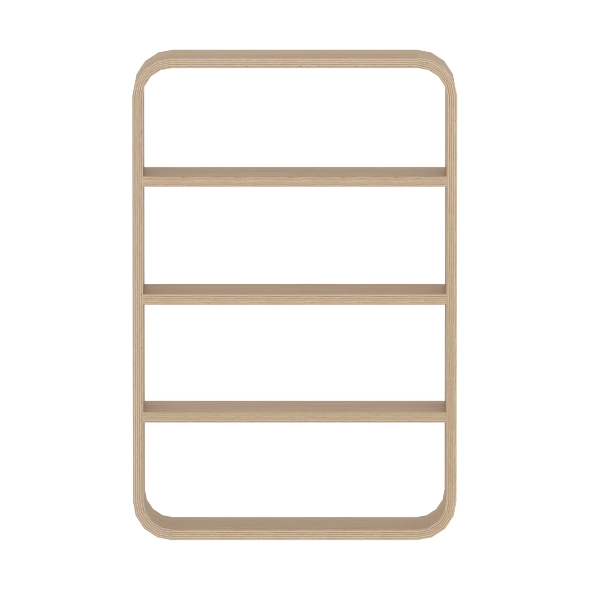 Nova Wandregal 50x83 cm, Eichenfurnier FLEXA