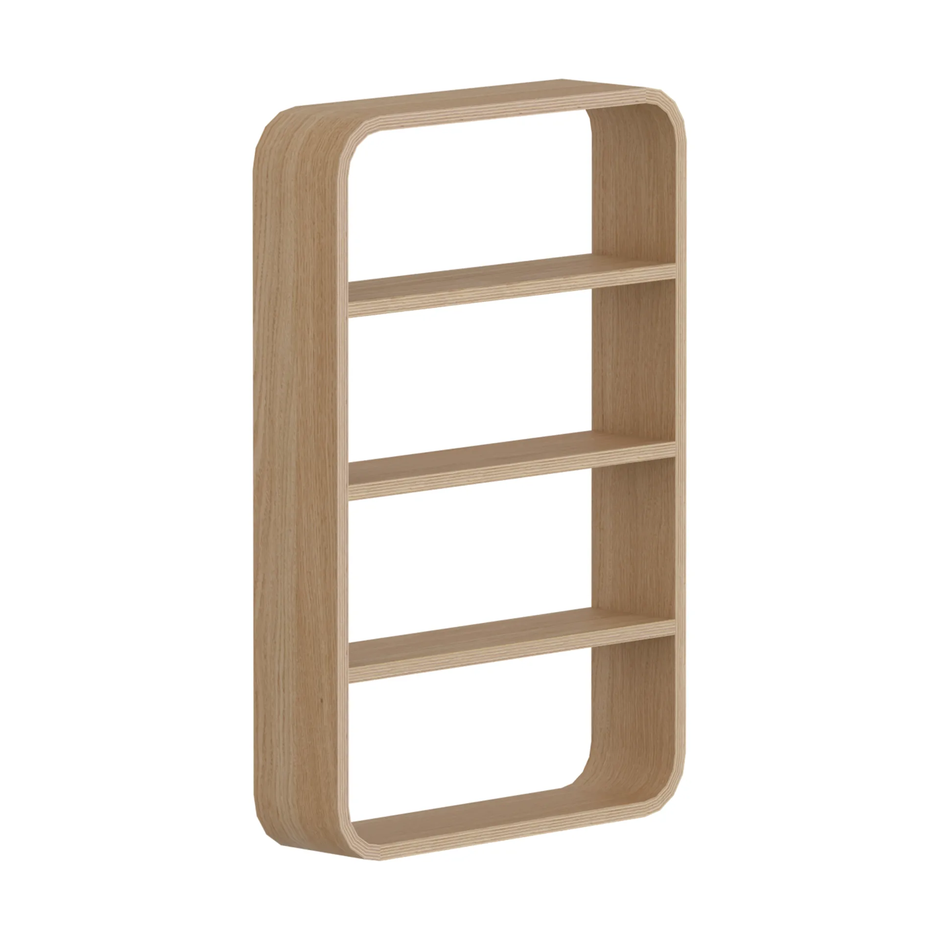 Nova Wandregal 50x83 cm, Eichenfurnier FLEXA