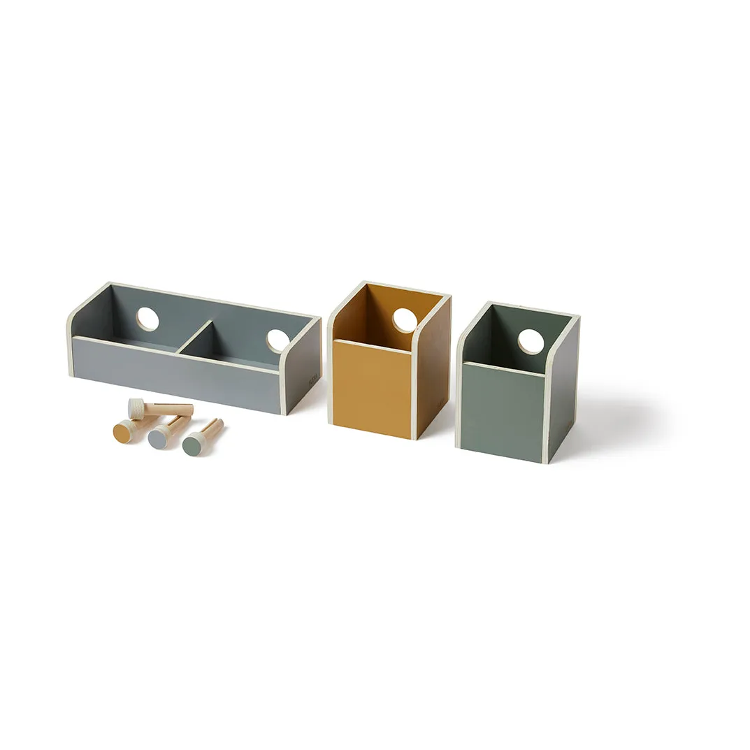 Play Aufbewahrungsset 3 Teile, Multi FLEXA