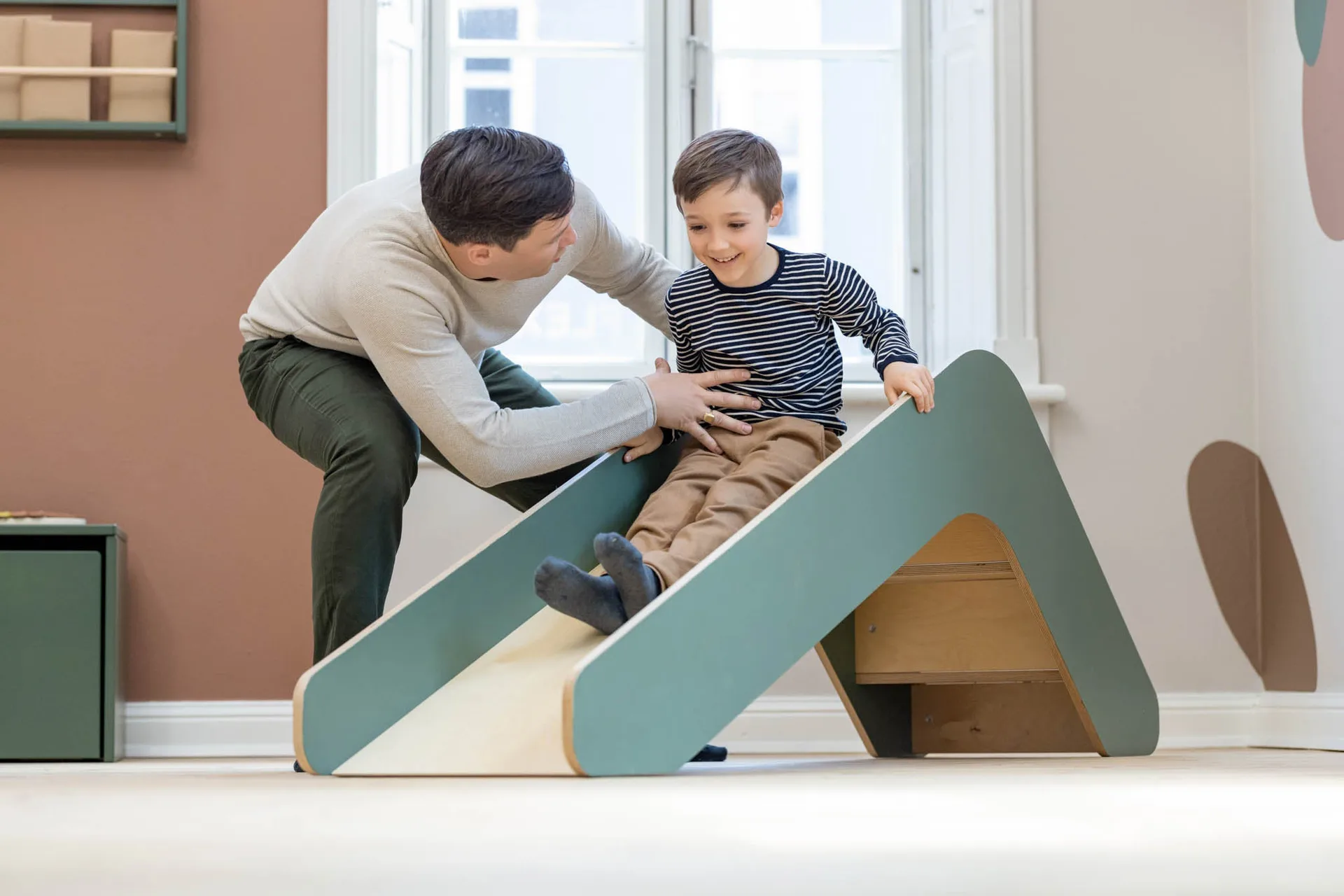 Spielen Rutsche, Grün FLEXA