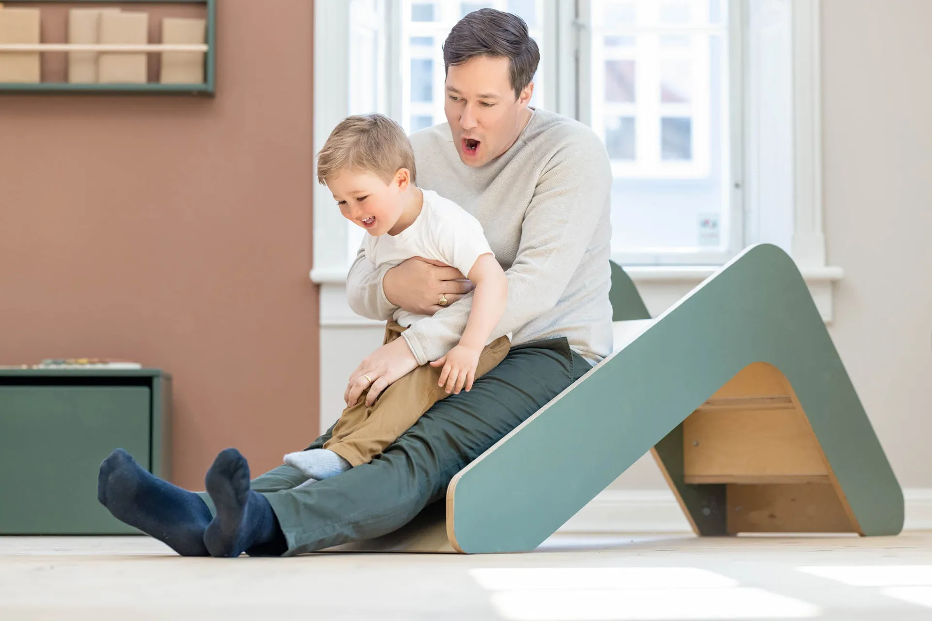 Spielen Rutsche, Grün FLEXA