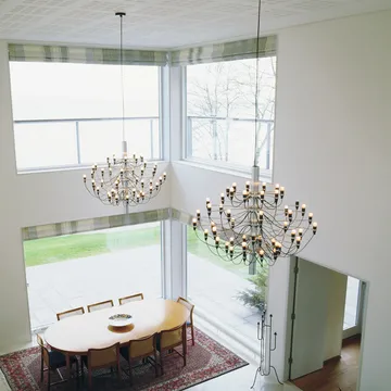 2097 Sarfatti Kronleuchter LED - Chrom 50 Lampen - Flos