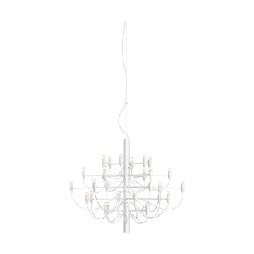 2097 Sarfatti Kronleuchter LED - Mattvit 30 Lampen - Flos