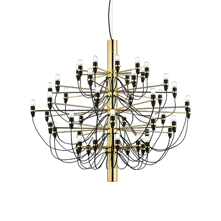 2097 Sarfatti Kronleuchter LED - Messing 50 Lampen - Flos