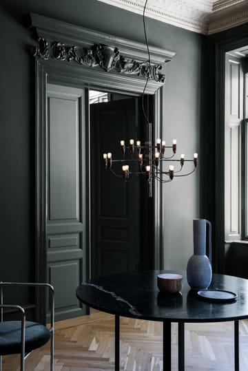 2097 Sarfatti Kronleuchter - Mattschwarz 18 Lampen - Flos