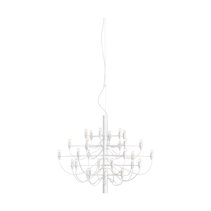 2097 Sarfatti Kronleuchter - Mattvit 30 Lampen - Flos