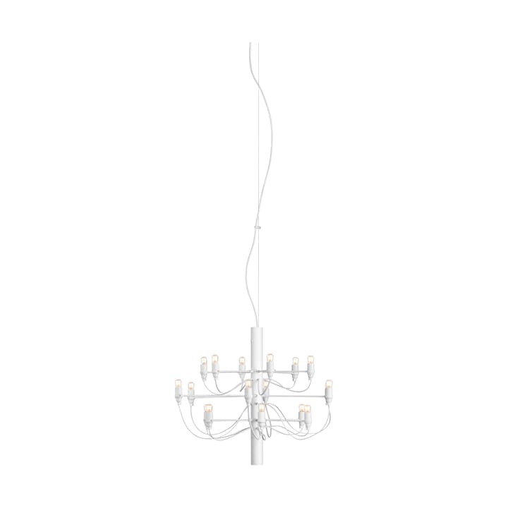 2097 Sarfatti Kronleuchter - Mattweiß 18 Lampen - Flos