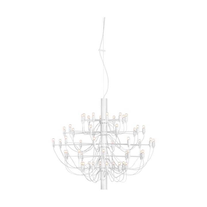2097 Sarfatti Kronleuchter - Mattweiß 50 Lampen - Flos