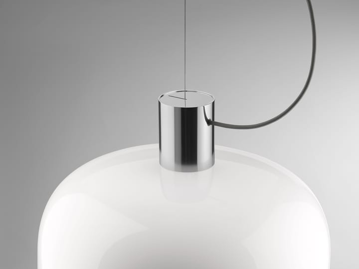 Bellhop Glass S2 Pendelleuchte, Bright aluminum Flos