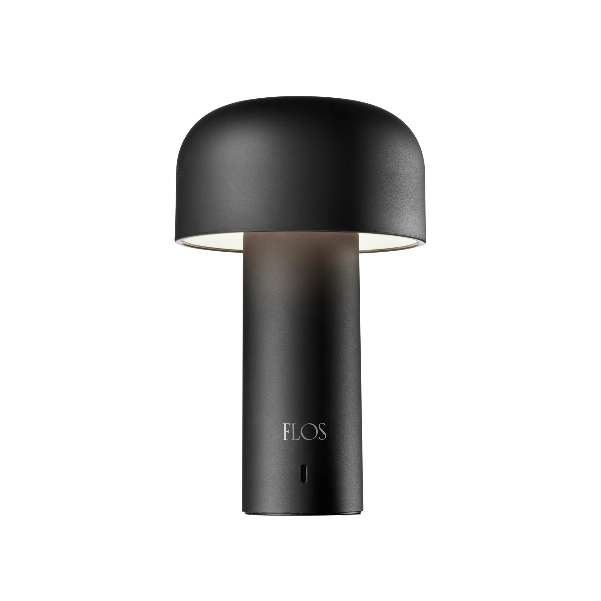 Bellhop tragbare Tischleuchte, Matte black Flos