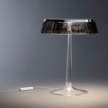 Bon Jour T Tischleuchte - Transparent-mattverchromter Topf - Flos