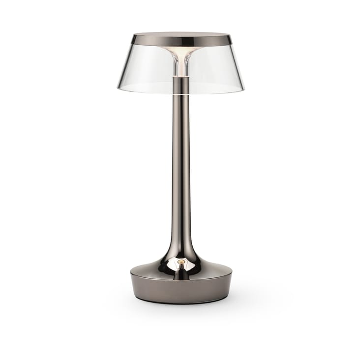 Bon Jour Unplugged Tischleuchte - Black Chrome - Flos