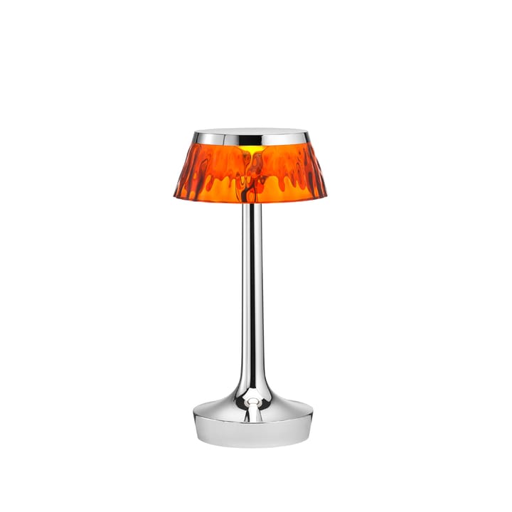 Bon Jour Unplugged Tischleuchte - Chrome-amber - Flos
