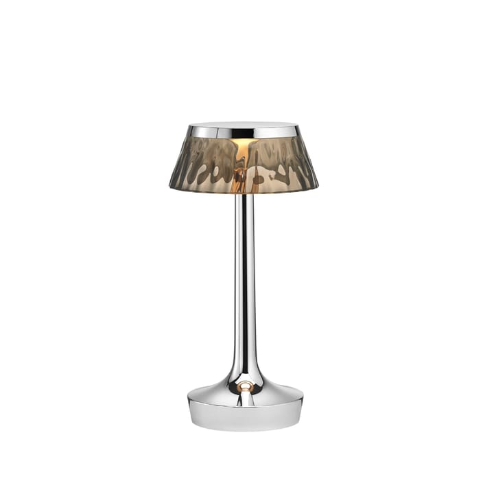 Bon Jour Unplugged Tischleuchte - Chrome-fumée - Flos