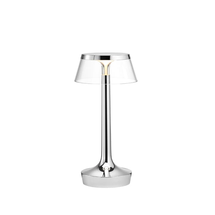 Bon Jour Unplugged Tischleuchte - Chrome-transparent - Flos