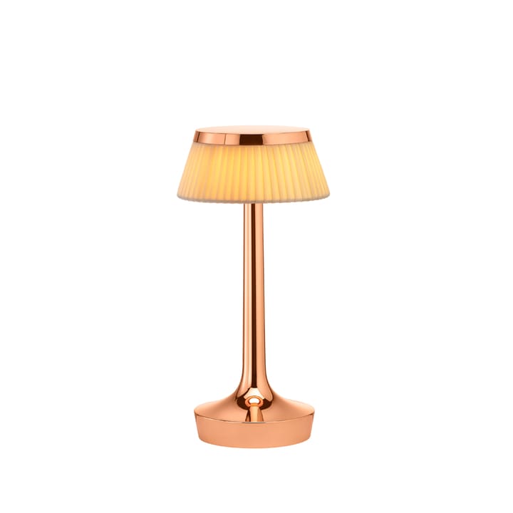 Bon Jour Unplugged Tischleuchte - Copper-fabric - Flos