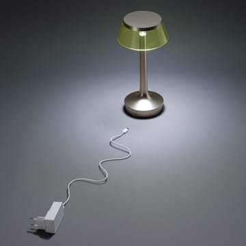 Bon Jour Unplugged Tischleuchte - Matt chrome-fumée - Flos