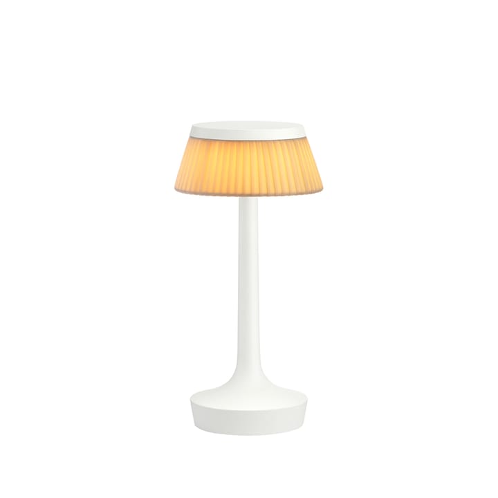 Bon Jour Unplugged Tischleuchte - White-fabric - Flos