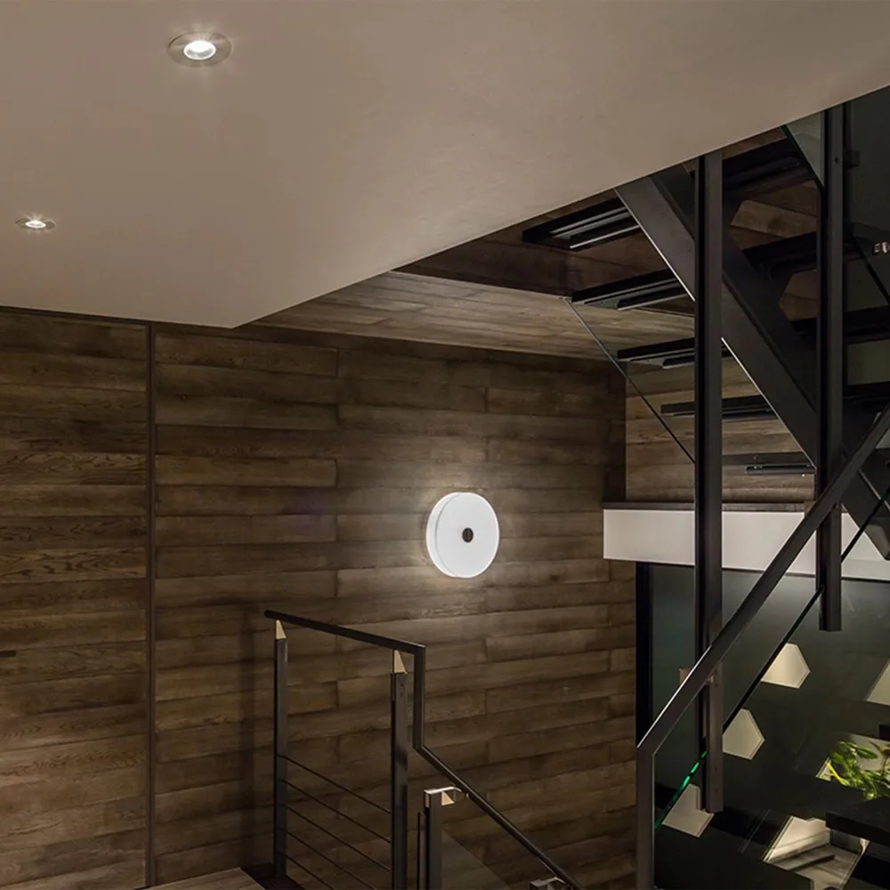 Button HL Wandleuchte, Weißes Opalglas Flos