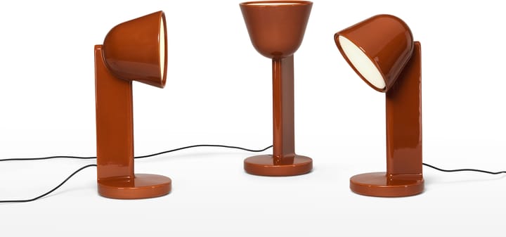 Céramique Down Tischleuchte, Rust red Flos