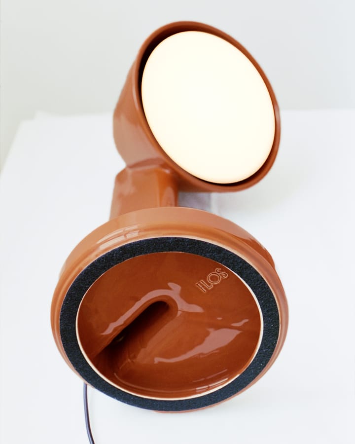 Céramique Down Tischleuchte, Rust red Flos