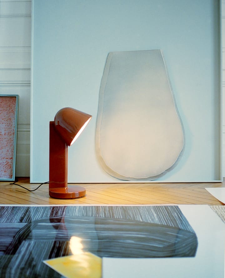 Céramique Down Tischleuchte, Rust red Flos