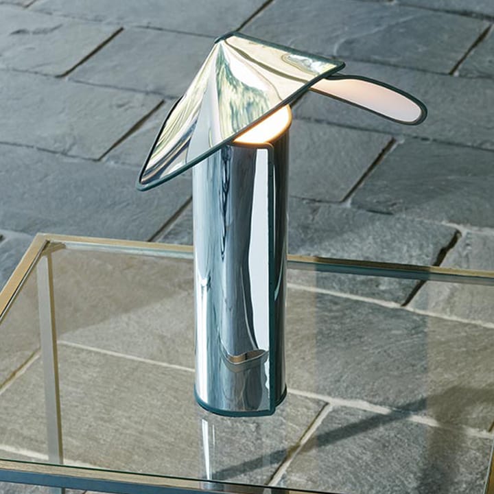 Chiara T Tischleuchte, Aluminium-anthrazit Kante Flos
