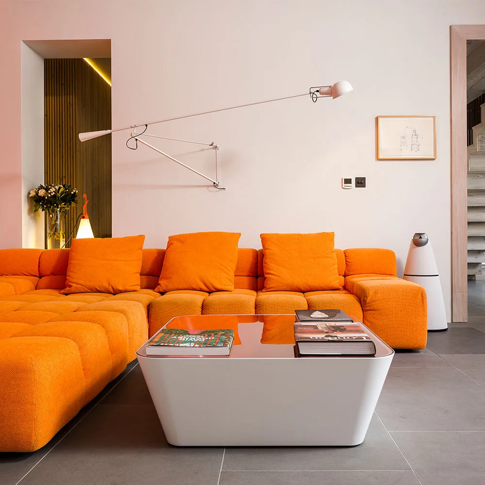 Flos 265 Wandleuchte, Weiß lack Flos