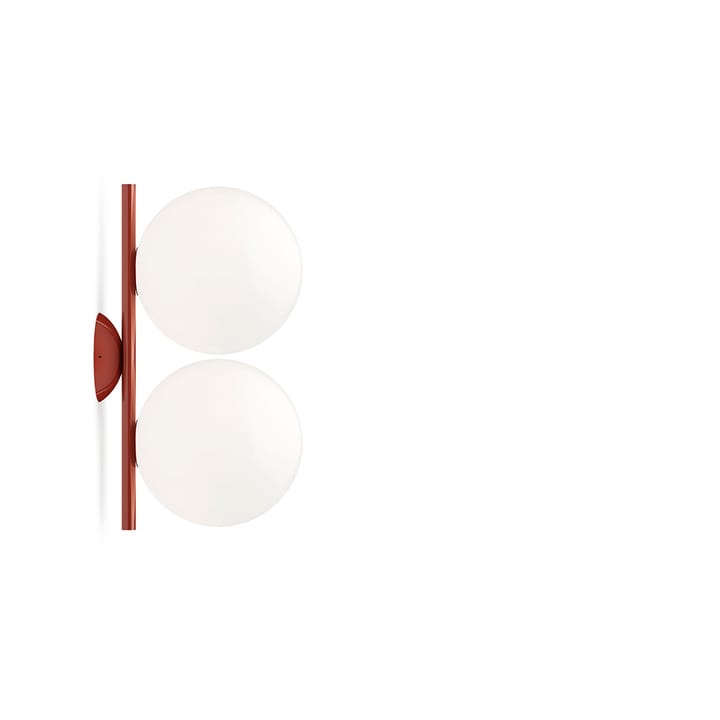 IC lights C/W1 Double Wandleuchte - Burgundy-opal - Flos
