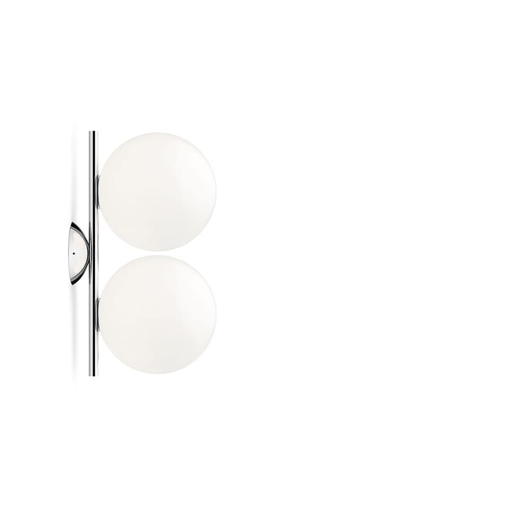 IC lights C/W1 Double Wandleuchte - Krom-opal - Flos