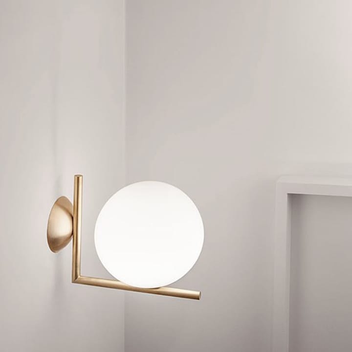 IC lights C/W2 Wandleuchte, Schwarz-opal Flos