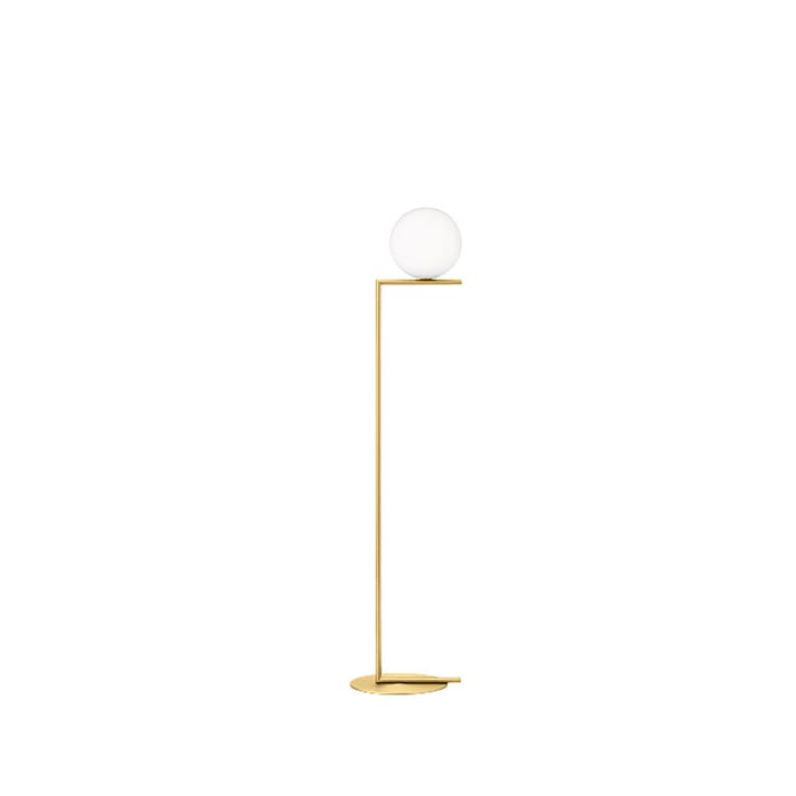 IC lights F1 Stehleuchte - Messing gebürstet-opalglas - Flos
