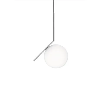 IC lights S1 Pendelleuchte - Chrom-opal - Flos