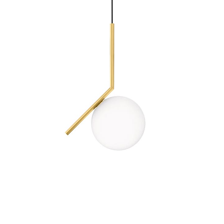 IC lights S1 Pendelleuchte - Messing gebürstet-opalglas - Flos