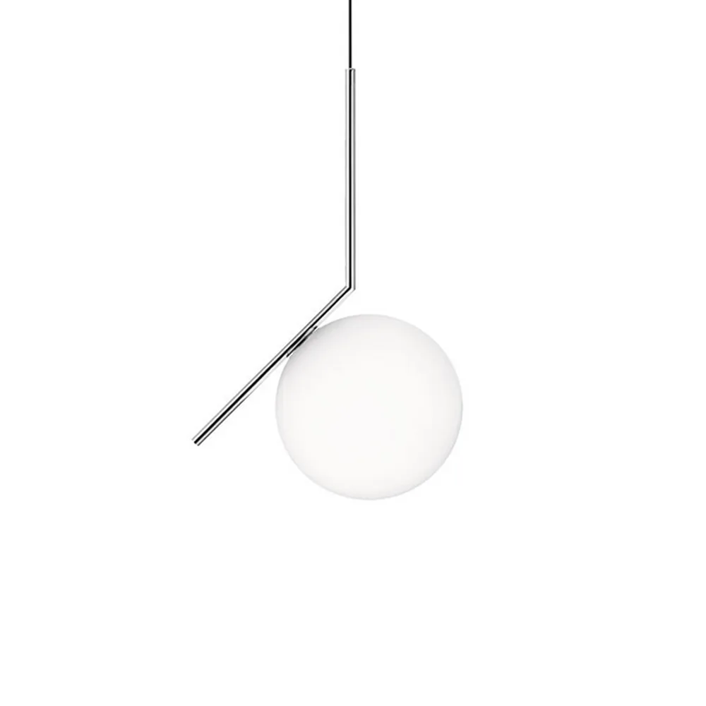 IC lights S2 Pendelleuchte, Krom-opal Flos