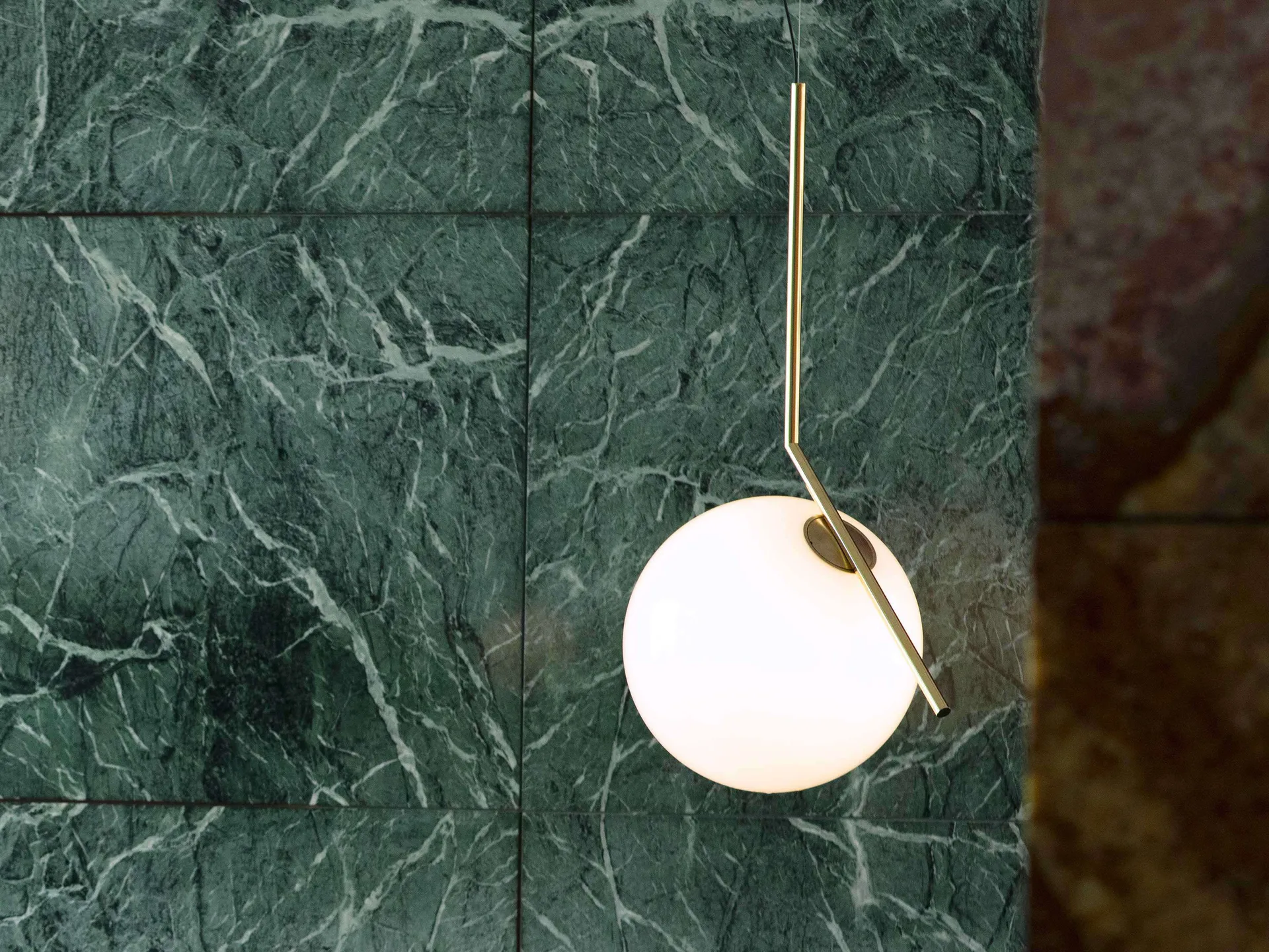 IC Lights S3 Pendelleuchte 102,8 cm, Brass Flos