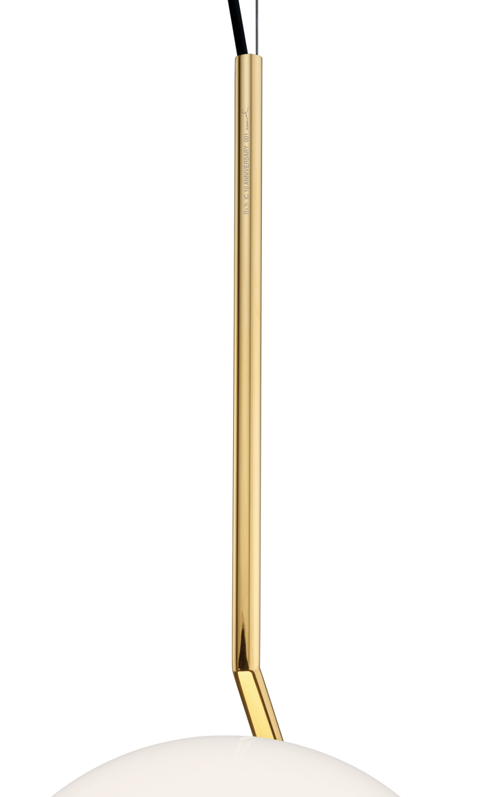 IC Lights S3 Pendelleuchte 102,8 cm, Gold Flos