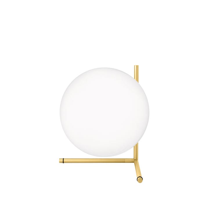 IC lights T2 Tischleuchte - Messing gebürstet-opalglas - Flos