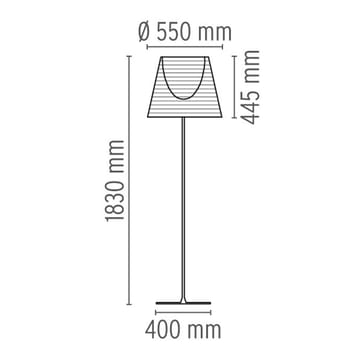 KTribe F3 Stehleuchte - Transparent - Flos