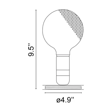 Lampadina Tischleuchte - Orange - Flos