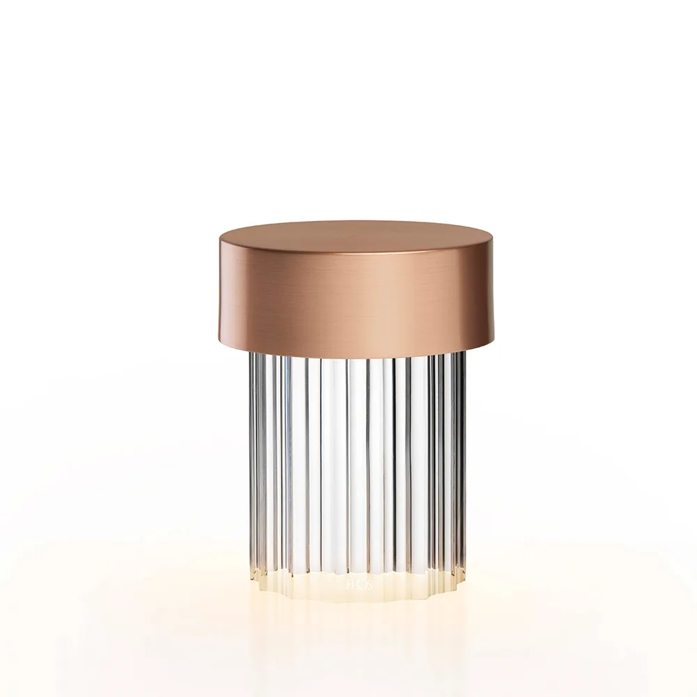 Last Order Fluted IP20 Tischleuchte, Kupfer Flos