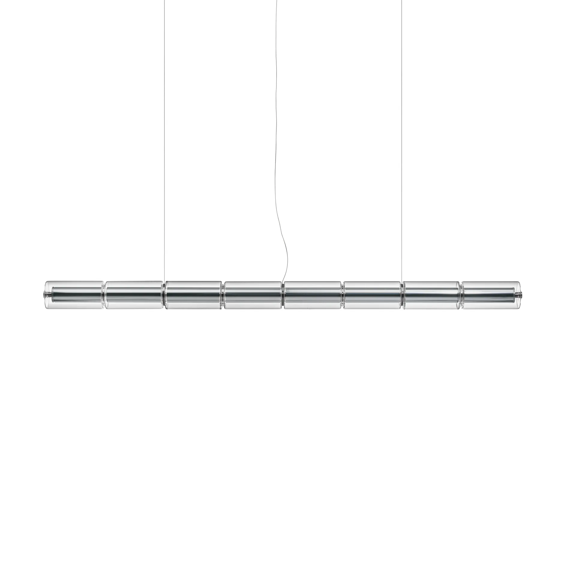 Luce Cilindrica S1 Pendelleuchte 165,6 cm, Glass Flos