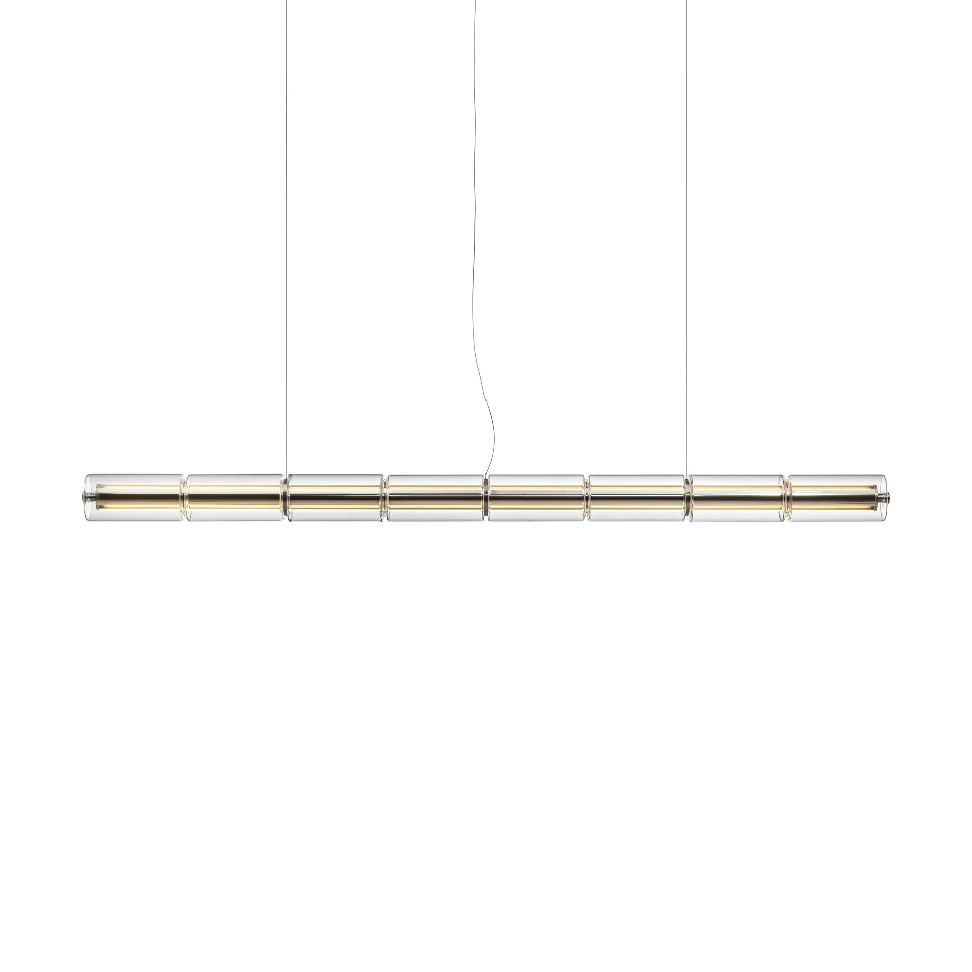 Luce Cilindrica S1 Pendelleuchte 165,6 cm, Glass Flos
