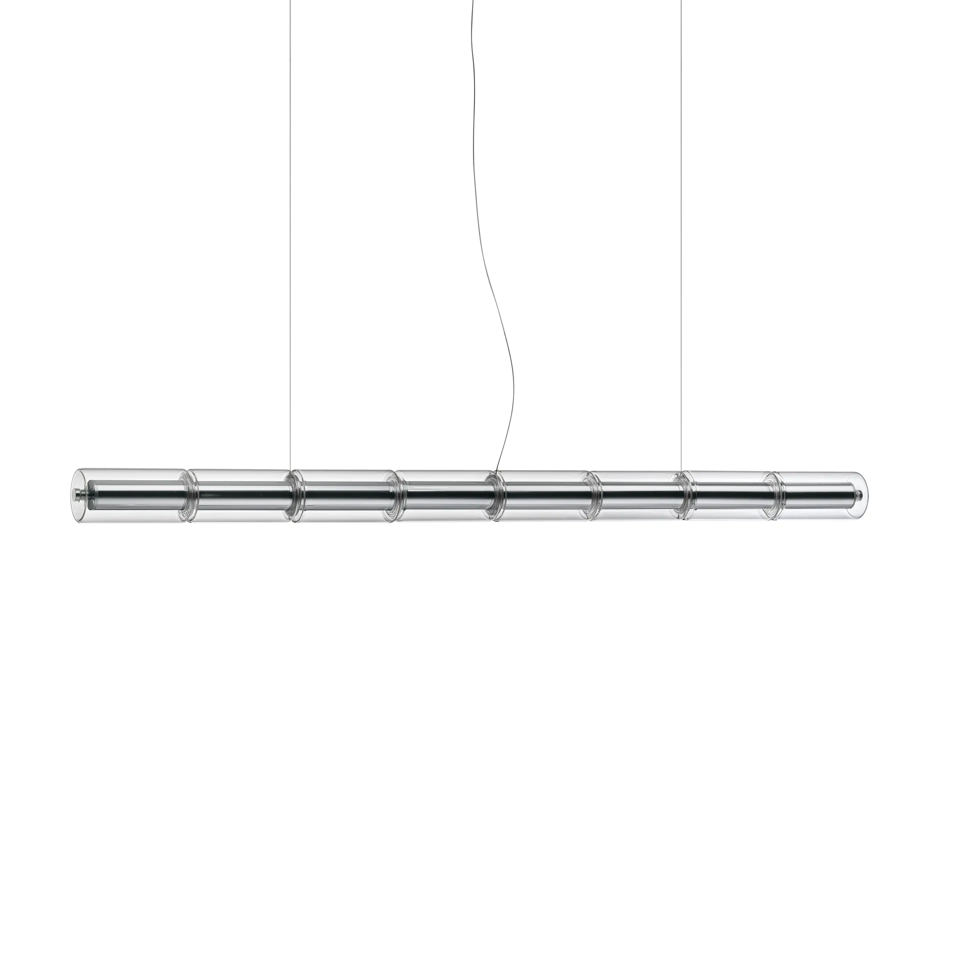 Luce Cilindrica S1 Pendelleuchte 165,6 cm, Glass Flos