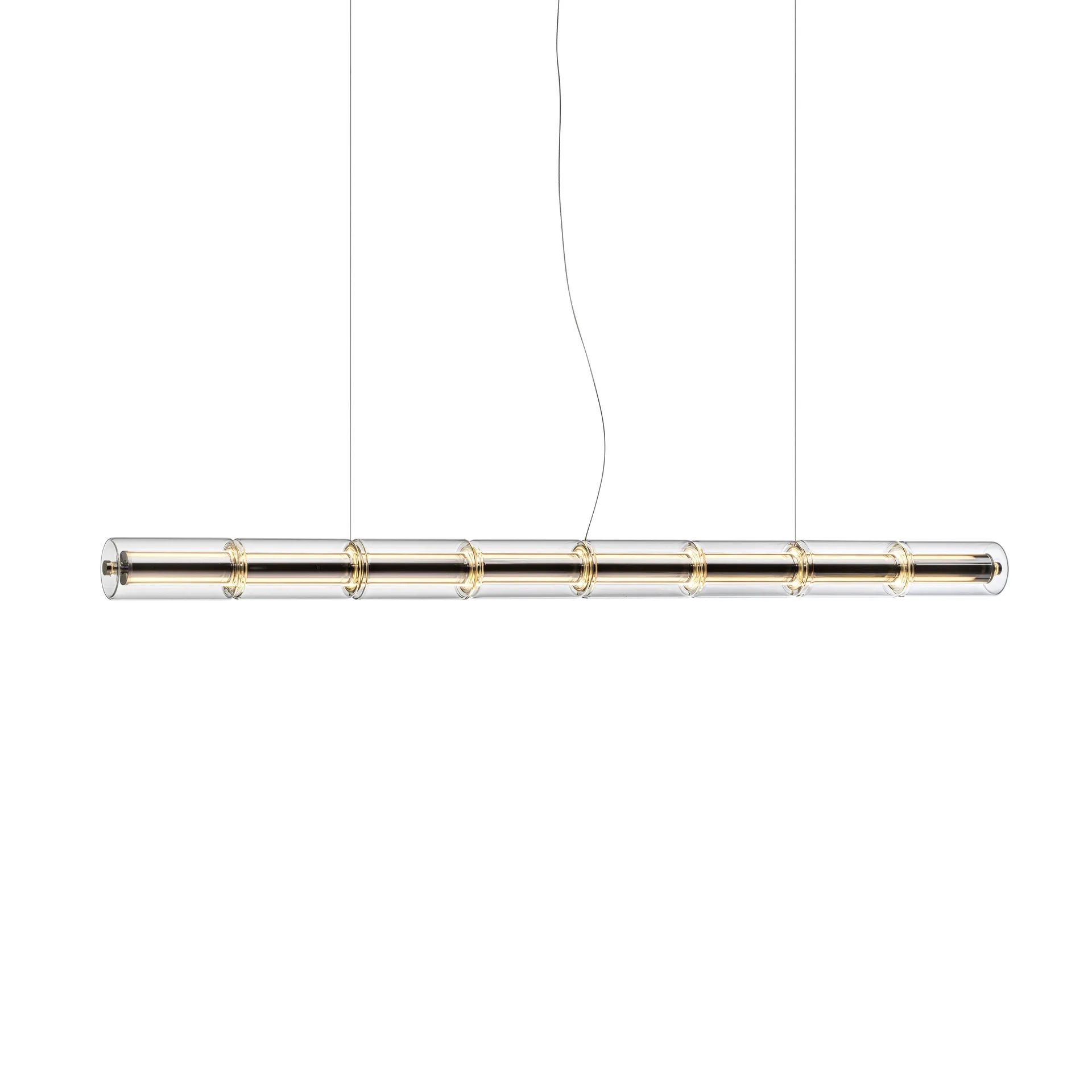 Luce Cilindrica S1 Pendelleuchte 165,6 cm, Glass Flos