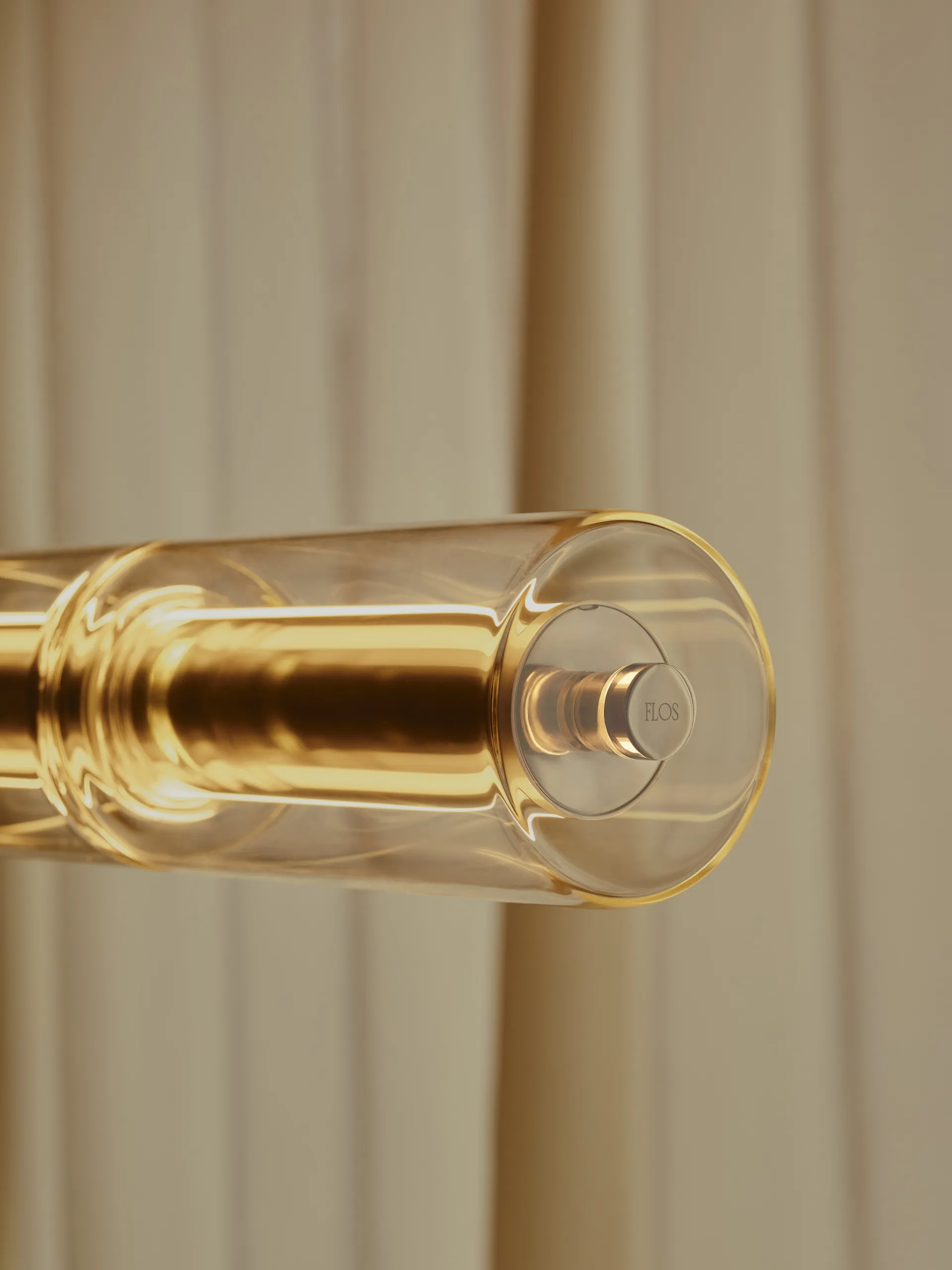 Luce Cilindrica S1 Pendelleuchte 165,6 cm, Glass Flos