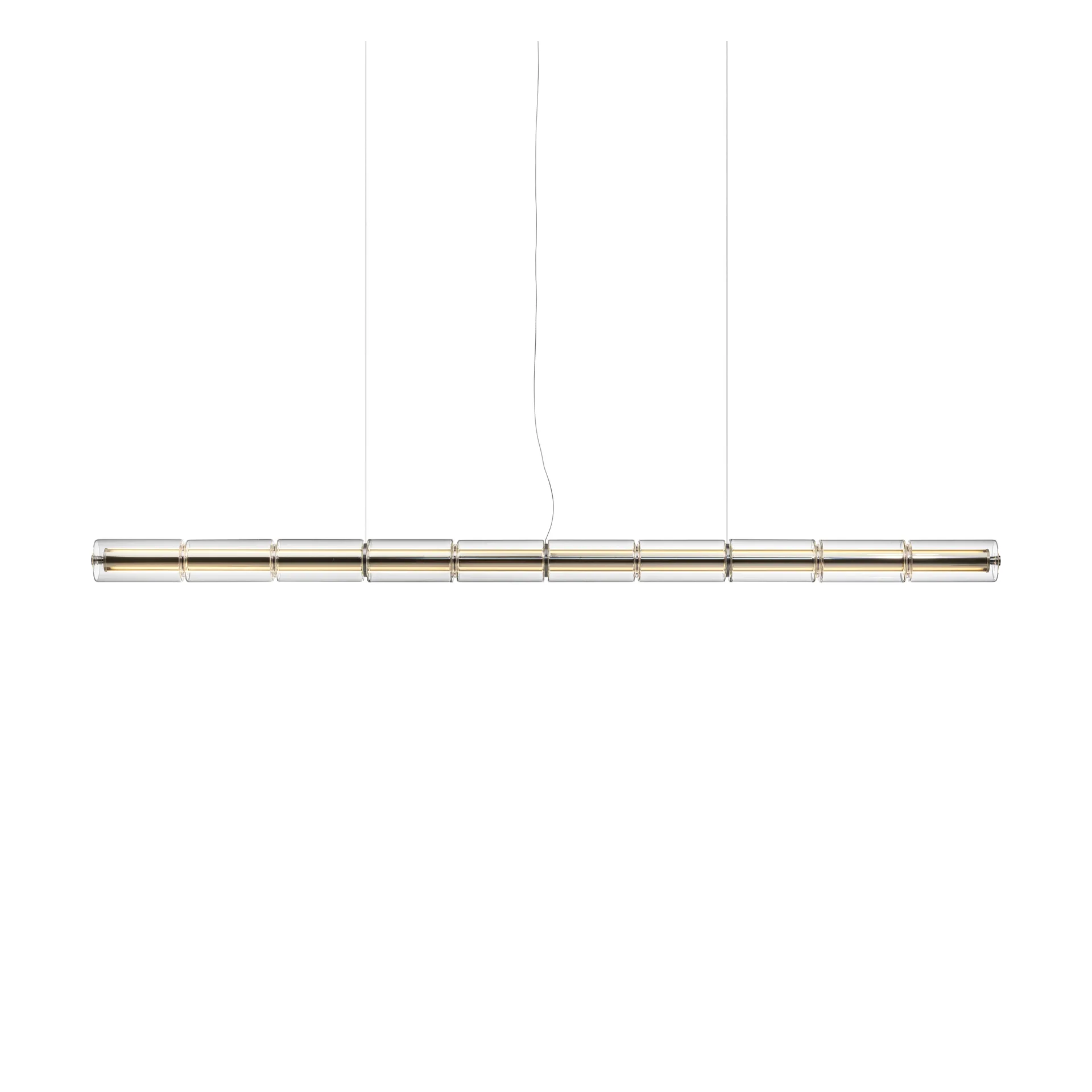 Luce Cilindrica S2 Pendelleuchte 207,2 cm, Glass Flos