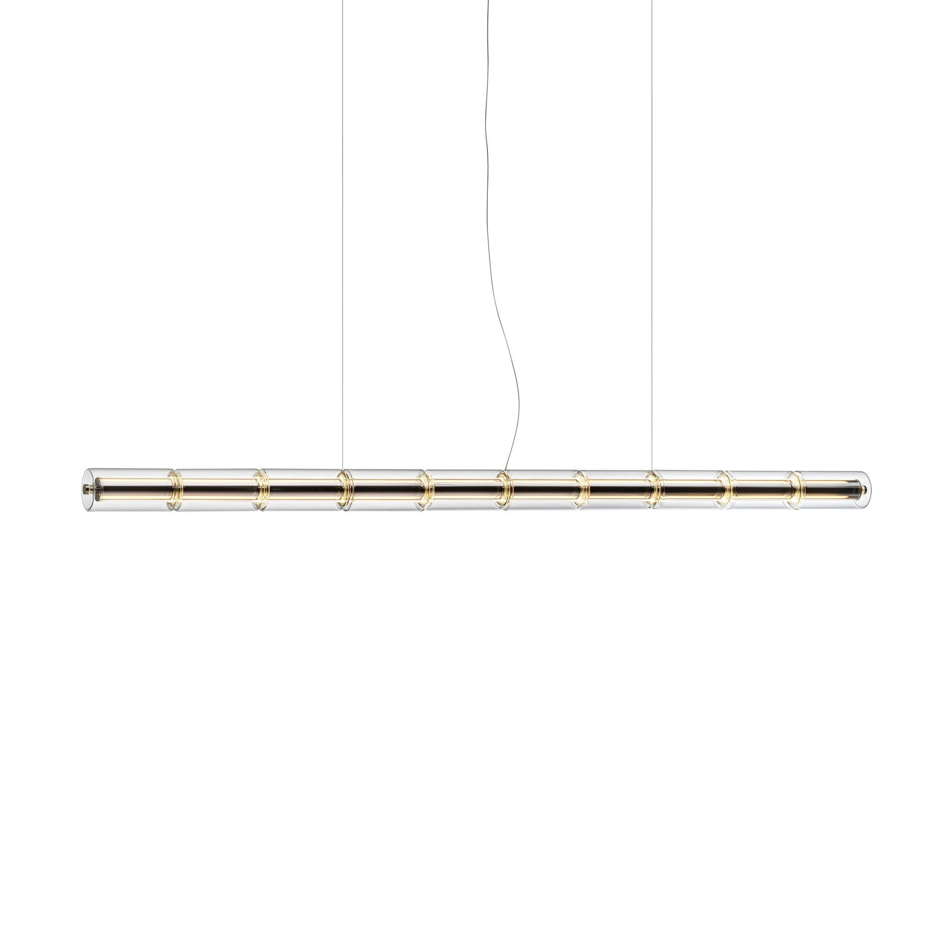Luce Cilindrica S2 Pendelleuchte 207,2 cm, Glass Flos