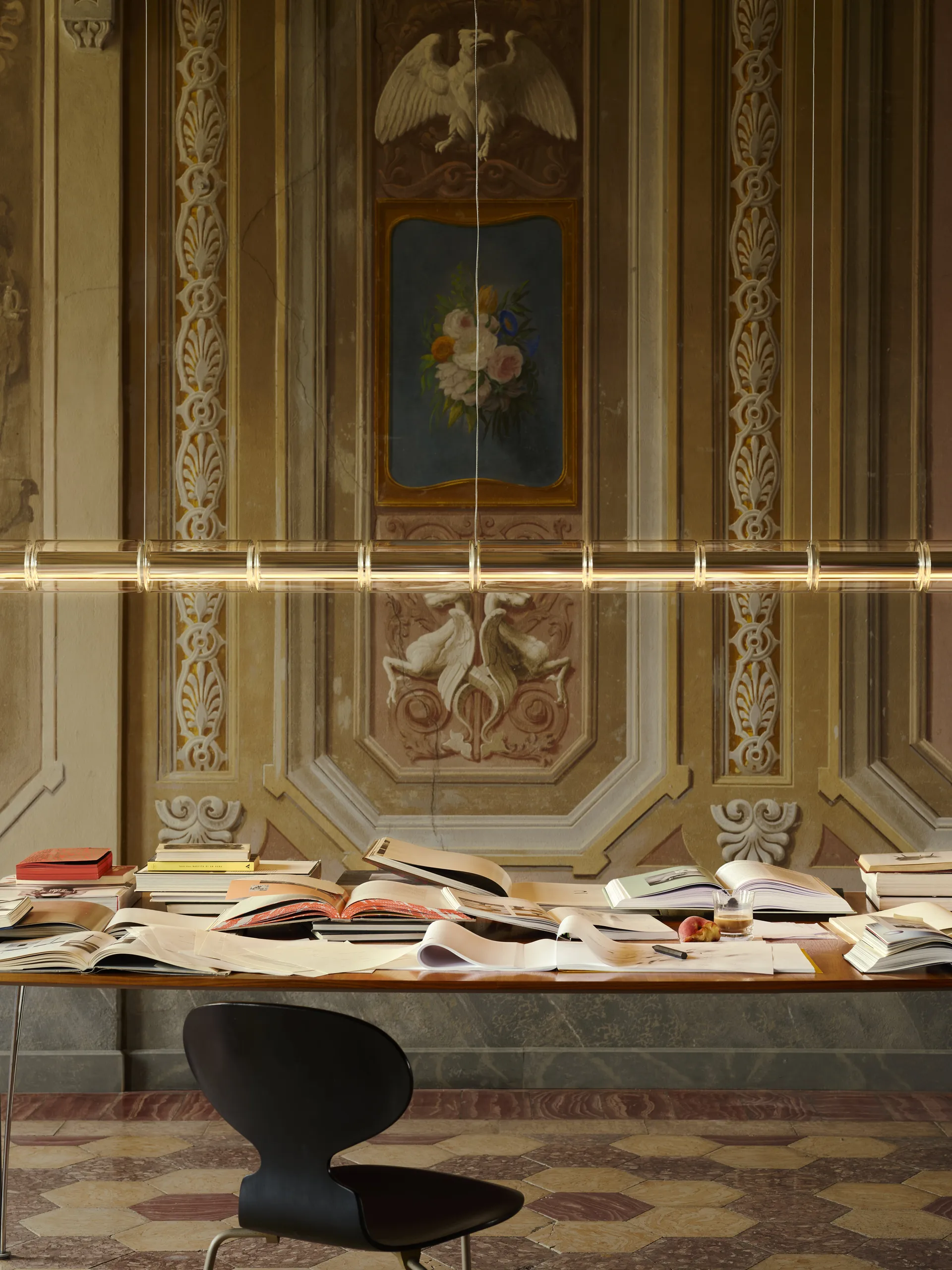 Luce Cilindrica S2 Pendelleuchte 207,2 cm, Glass Flos